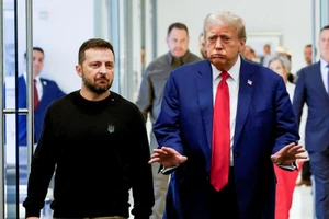 Ông Trump và Tổng thống Zelensky trong cuộc gặp hồi tháng 9 năm 2024.