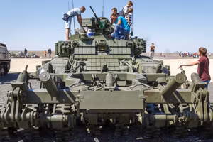 Hình ảnh BMR-3MA Vepr được báo Mỹ đăng tải.