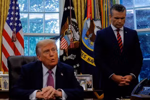 Tổng thống Mỹ Donald Trump.