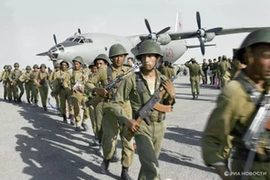 Đơn vị lực lượng đặc nhiệm Liên Xô triển khai cho một chiến dịch chiến đấu ở Afghanistan. 