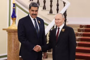 Tổng thống Venezuela Nicolas Maduro và Tổng thống Nga Putin tại Điện Kremlin.