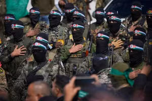 Các chiến binh thuộc lực lượng Hamas.