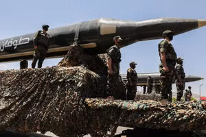 Tên lửa đạn đạo của lực lượng Houthi.