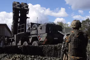 Hệ thống phòng không Patriot của Đức.