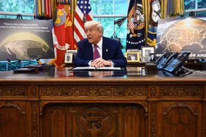 Tổng thống Donald Trump nói về hệ thống Golden Dome hôm 20 tháng 5.