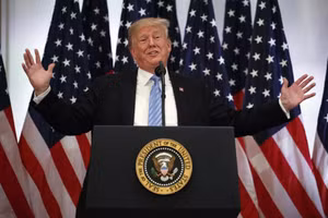 Tổng thống Mỹ Donald Trump.