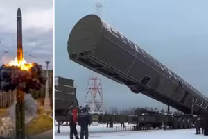 Nga thử nghiệm tên lửa ICBM mang đạn siêu vượt âm Avangard