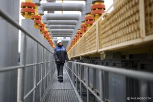 Trạm nén khí Russkaya, một phần của hệ thống đường ống dẫn khí đảm bảo nguồn cung cấp khí đốt cho Dòng chảy Thổ Nhĩ Kỳ.