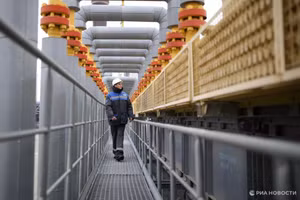 Trạm nén khí Russkaya, một phần của hệ thống đường ống dẫn khí đảm bảo nguồn cung cấp khí đốt cho Dòng chảy Thổ Nhĩ Kỳ.