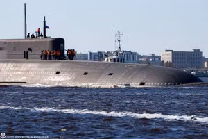 Tàu ngầm chiến lược Borei-A của Nga.