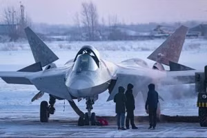 Tiêm kích tàng hình Su-57 của Nga.