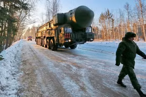 Tên lửa chiến lược RS-24 Yars của Nga.