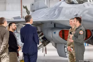 Tiêm kích F-16 trước khi được chuyển giao cho Ukraine.