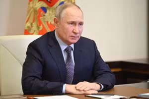 Tổng thống Vladimir Putin phát biểu tại Murmansk hôm 27 tháng 3.