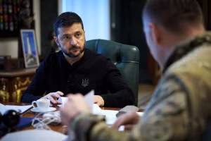 Tổng thống Ukraine Zelensky.