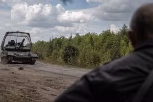 Lực lượng xe tăng Nga tác chiến tại Kursk.