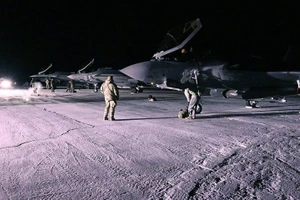 Tiêm kích F-35A của Mỹ trong một lần xuất hiện tại Greenland.