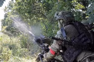 Binh sĩ Nga chiến đấu tại Kursk.