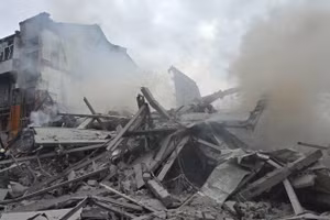 Hiện trường cuộc tấn công vào Kharkov.