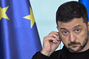 Tổng thống Ukraine Volodymyr Zelensky.