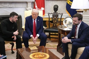 Tổng thống Donald Trump tiếp người đồng cấp Ukraine Zelensky tại Nhà Trắng hôm 28 tháng 2.