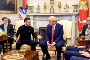 Tổng thống Trump tiếp ông Zelensky tại Nhà Trắng.