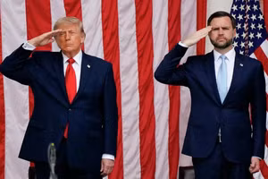 Tổng thống Mỹ Donald Trump và Phó Tổng thống J.D. Vance.