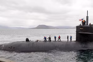 Tàu ngầm hạt nhân USS Newport News của Mỹ.