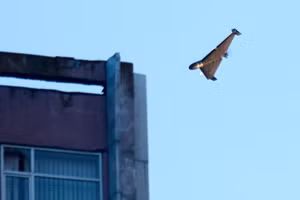 Khoảnh khắc UAV Nga tấn công mục tiêu tại Kiev hồi đầu tháng 7.