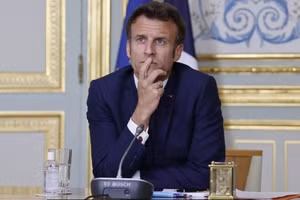 Tổng thống Pháp Emmanuel Macron.