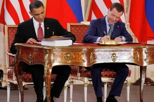 Hiệp ước New START do Tổng thống Mỹ Barack Obama và Tổng thống Nga Dmitry Medvedev ký vào tháng 4 năm 2010.