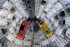 Nhà máy ô tô Volkswagen tại Wolfsburg, Đức.