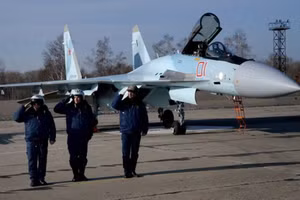 Tiêm kích Su-35S của Nga.