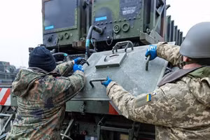 Hệ thống phòng không Patriot của Ukraine.