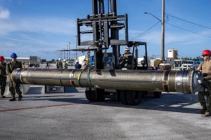 Tên lửa hành trình Tomahawk của Mỹ.