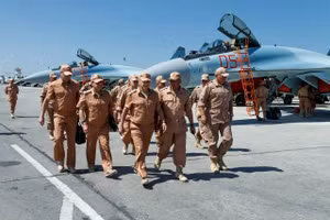 Chiến đấu cơ Nga tại căn cứ Hmeimim.