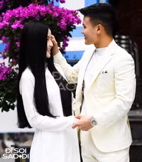 Khoảnh khắc ngọt như kẹo của Quang Hải - Thanh Huyền trong lễ dạm ngõ