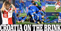 Siêu dự bị Italia làm tan nát trái tim người Croatia 