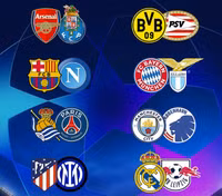 Bất ngờ kết quả bốc thăm vòng knock-out Champions League