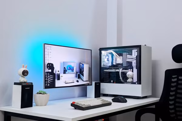 Bộ PC gọn gàng cần dung lượng lưu trữ phù hợp.