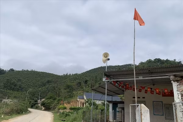 Hệ thống loa truyền thanh phủ được nâng cấp. Ảnh TL