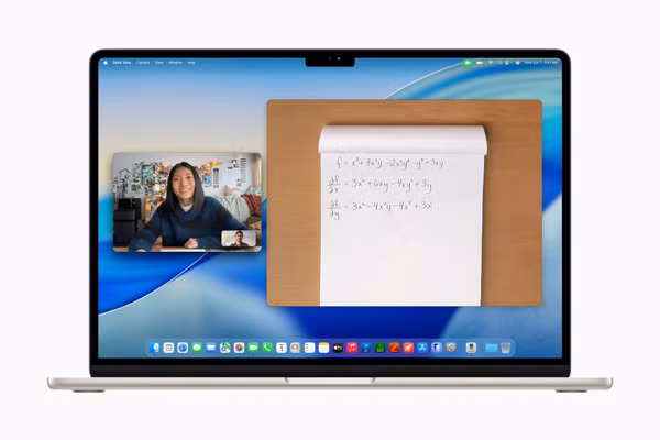 MacBook Air M5 xử lý AI mượt: Tóm tắt báo cáo chỉ vài giây! Ảnh: Apple.