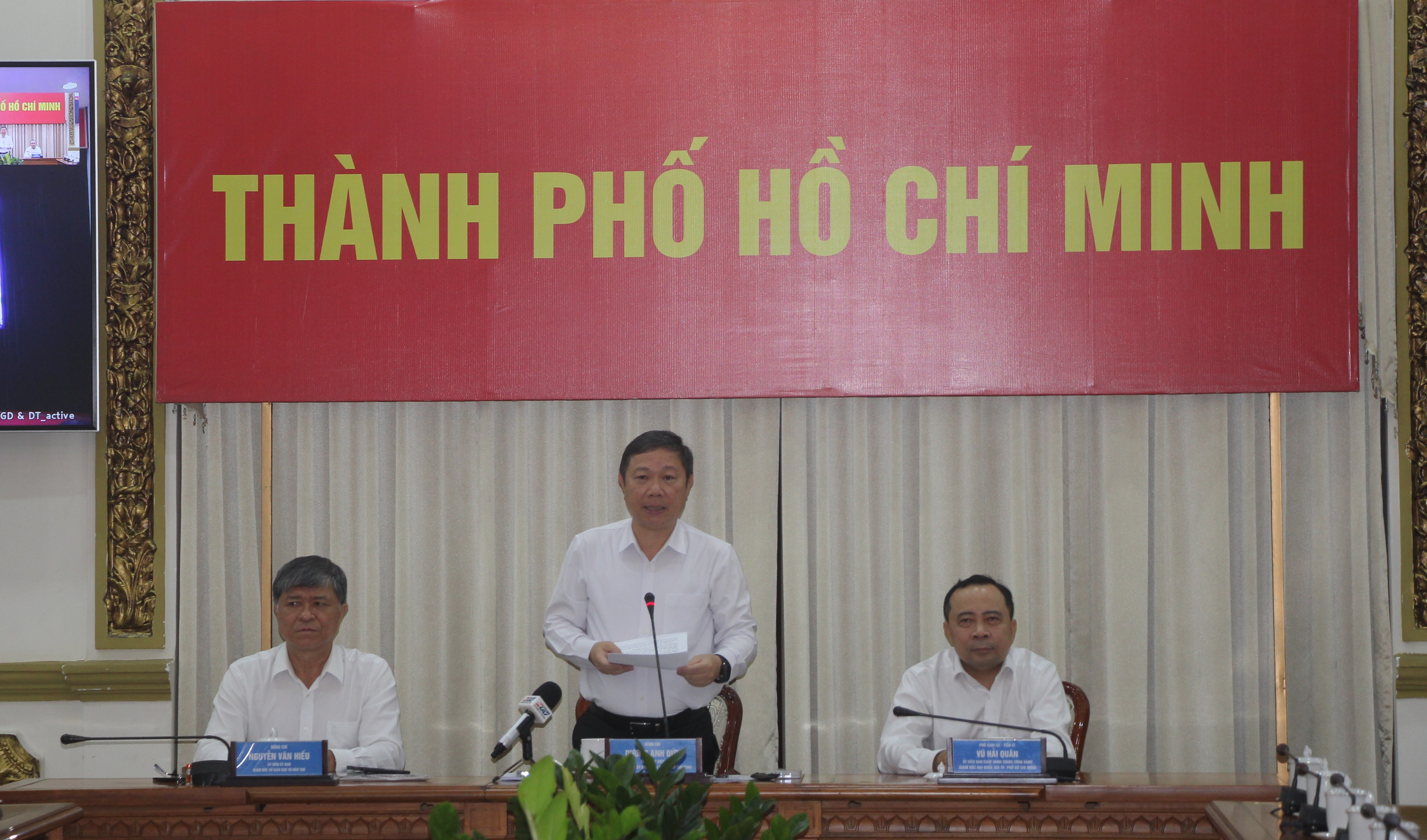 Ông Dương Anh Đức phát biểu tại hội nghị. Ông Dương Anh Đức phát biểu tại hội nghị.