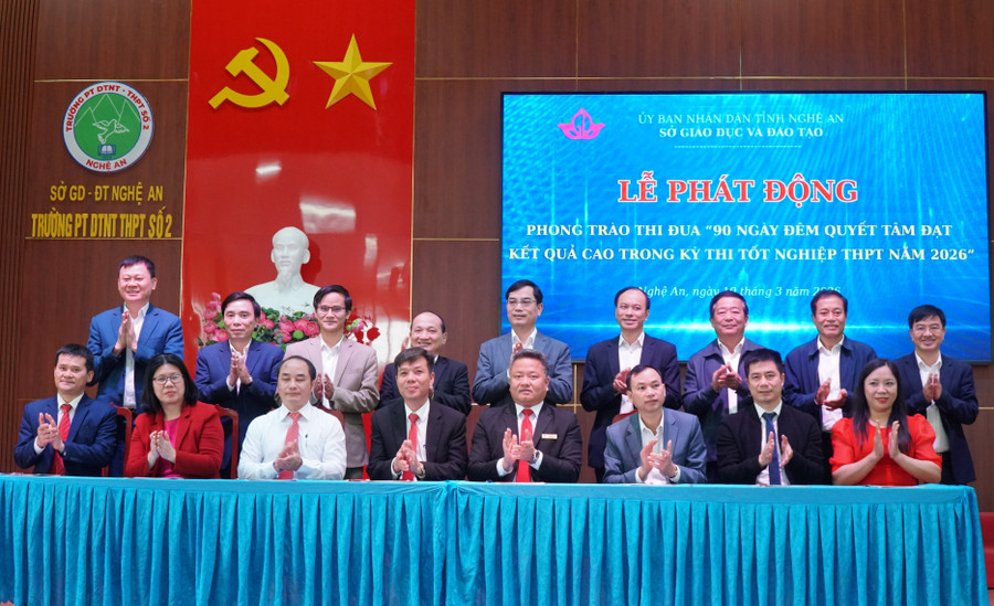 Nghệ An phát động '90 ngày đêm' quyết tâm giữ vững tốp đầu Kỳ thi tốt nghiệp THPT 2026