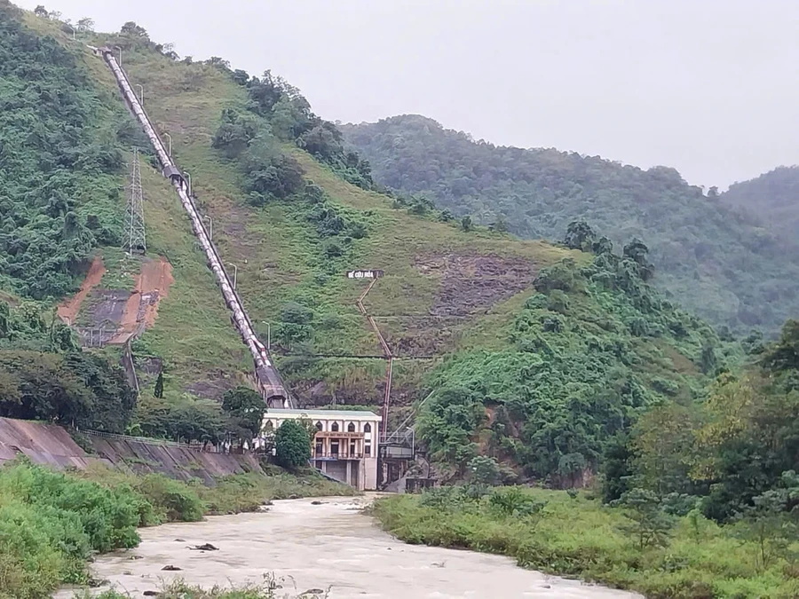 Hạ lưu Nhà máy Thủy điện Quảng Trị.