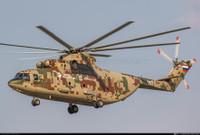 Trực thăng vận tải Mi-26T2V mạnh nhất thế giới trực chiến