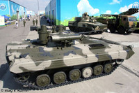 Lô BMP-2M mang module chiến đấu Berezhok tham chiến