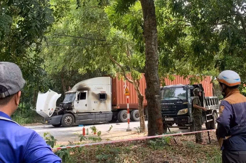 Hiện trường vụ việc.