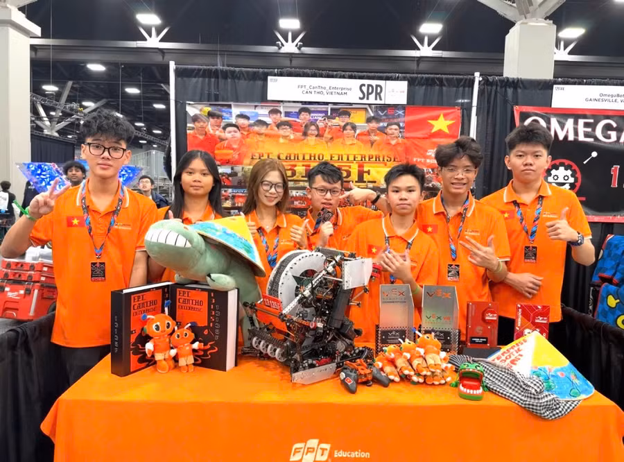 Đội tuyển học sinh đại diện đến từ Trường Phổ thông FPT Cần Thơ.