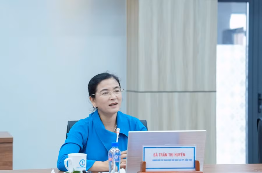 Bà Trần Thị Huyền, Giám đốc Sở GD&ĐT TP Cần Thơ.